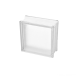 Ladrillo vidrio modelo Satinado 190x190x80mm 